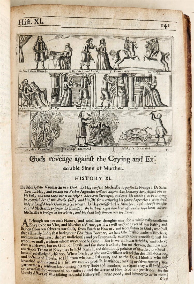 1657 Triumphs of Gods Revenge Against Crying by REYNOLDS ANTIQUE ILLUSTRATED - 18