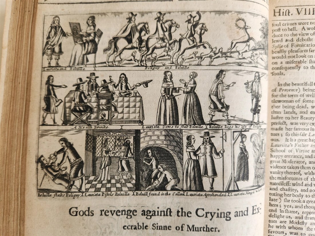 1657 Triumphs of Gods Revenge Against Crying by REYNOLDS ANTIQUE ILLUSTRATED - 20