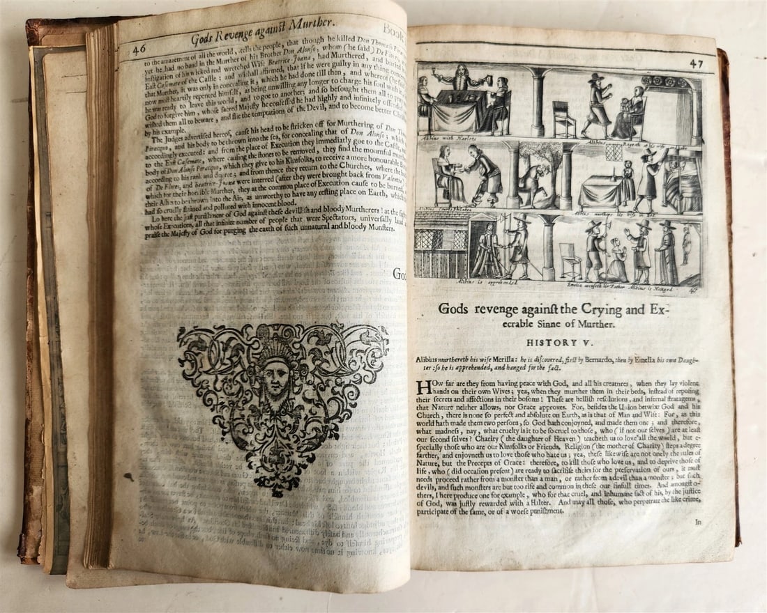 1657 Triumphs of Gods Revenge Against Crying by REYNOLDS ANTIQUE ILLUSTRATED - 5