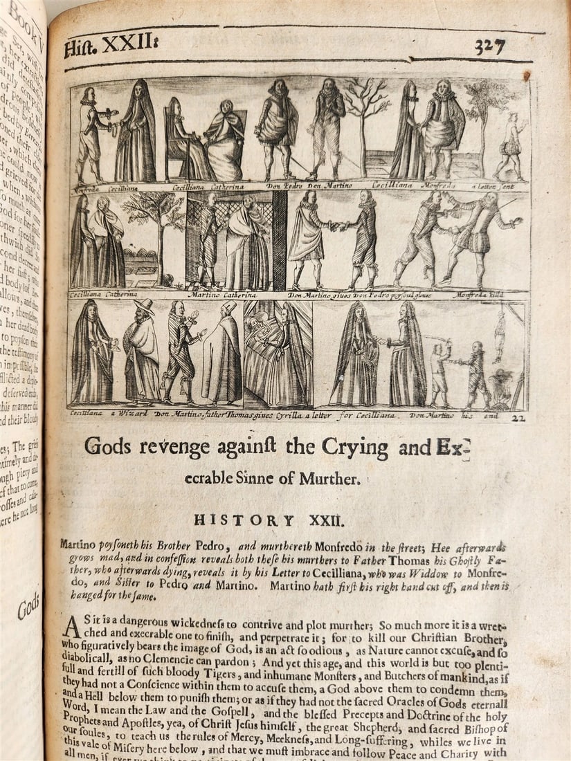 1657 Triumphs of Gods Revenge Against Crying by REYNOLDS ANTIQUE ILLUSTRATED - 8