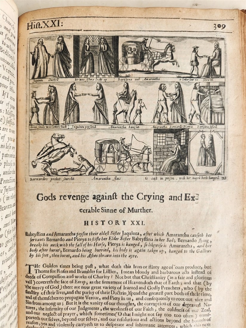 1657 Triumphs of Gods Revenge Against Crying by REYNOLDS ANTIQUE ILLUSTRATED - 9
