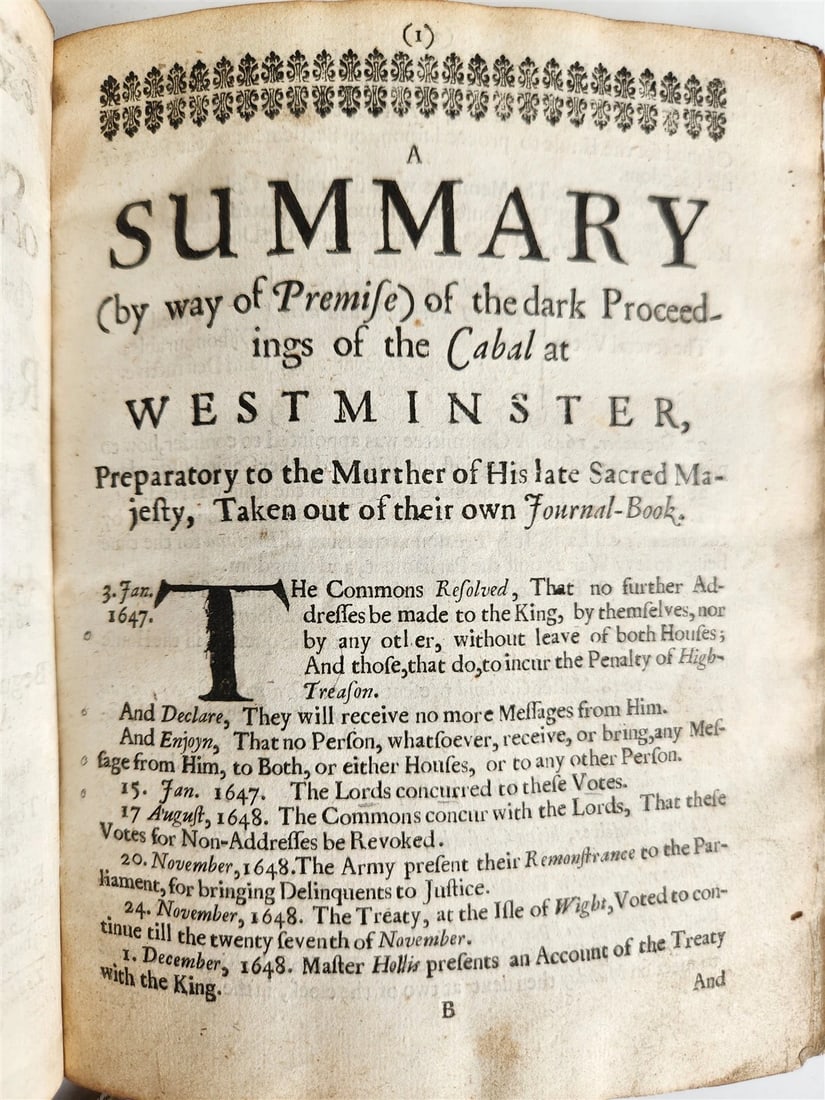 1660 Exact Impartial Accompt of Indictment Arraignment Trial Judgment ANTIQUE - 4