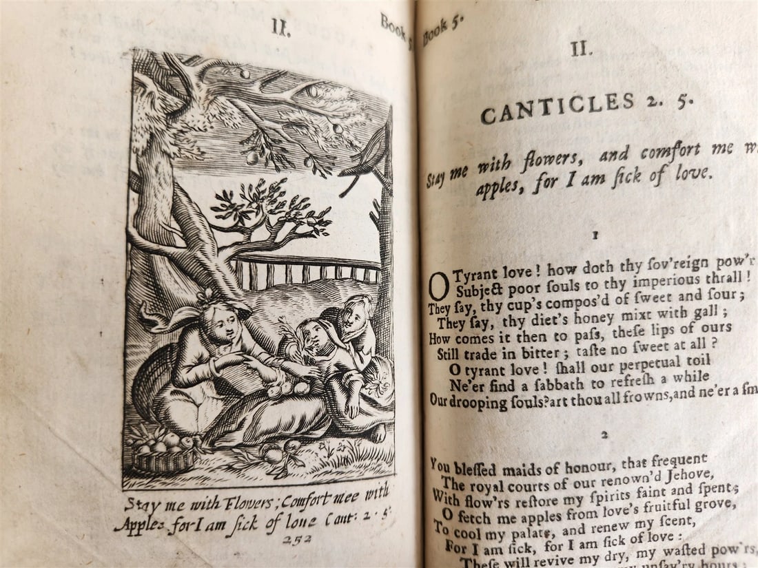 1634 ILLUSTRATED EMBLEM BOOK by Francis Quarles ANTIQUE in ENGLISH - 13