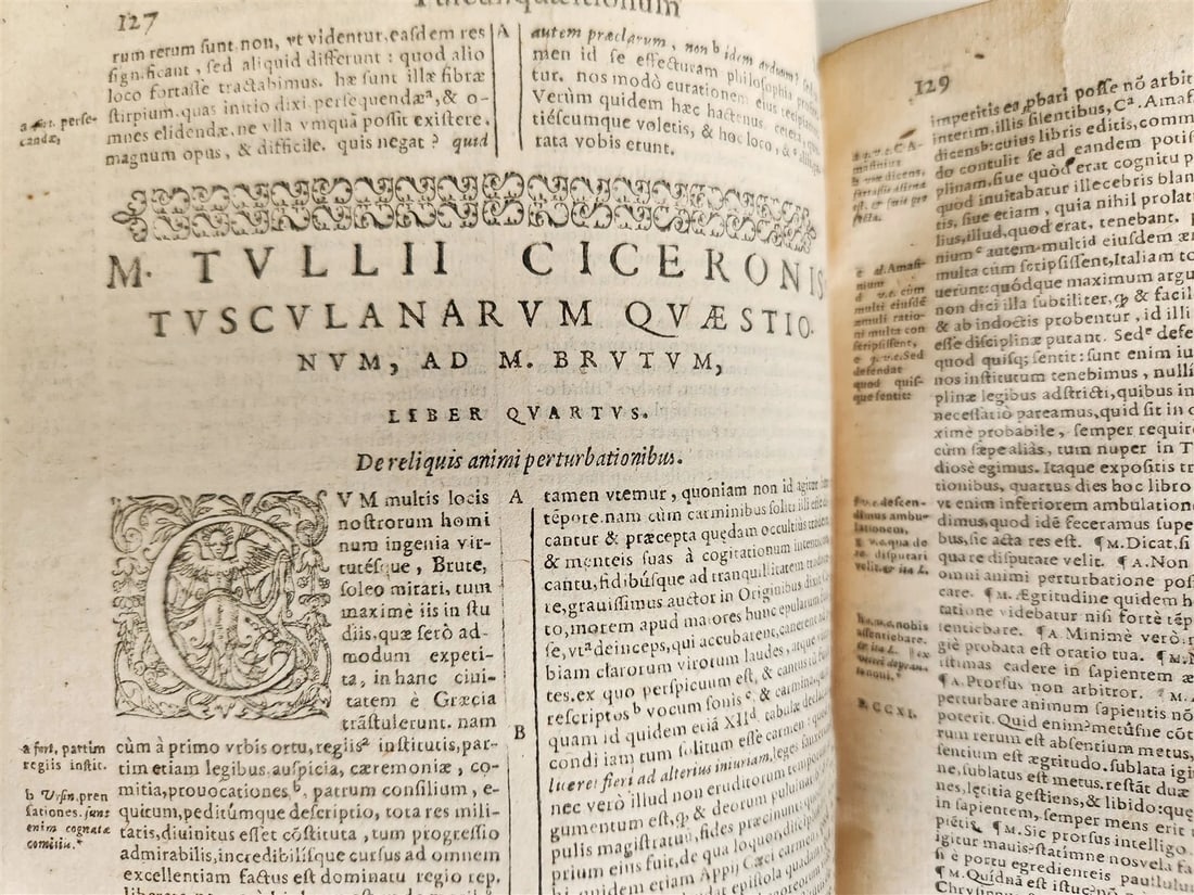 1588 CICERO antique 16th century Opera Omnia praeter hactenus vulgatam - 10