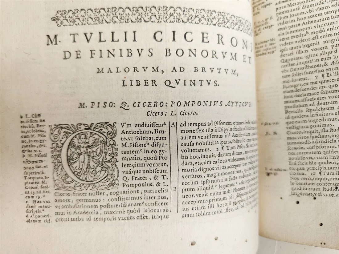 1588 CICERO antique 16th century Opera Omnia praeter hactenus vulgatam - 11