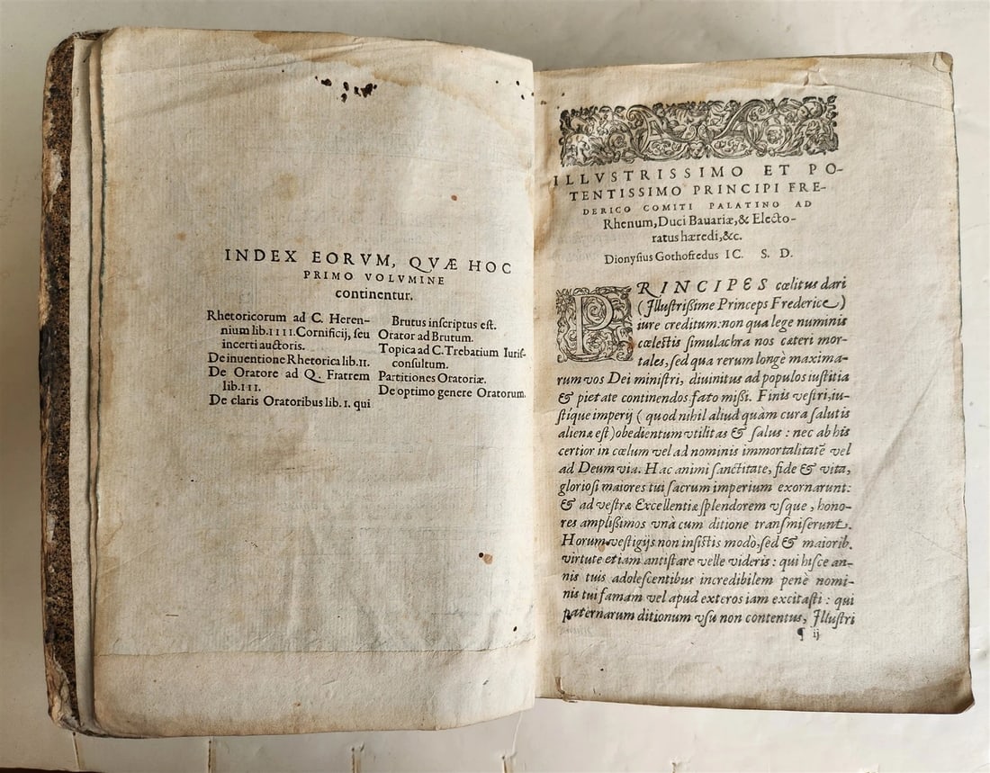 1588 CICERO antique 16th century Opera Omnia praeter hactenus vulgatam - 3