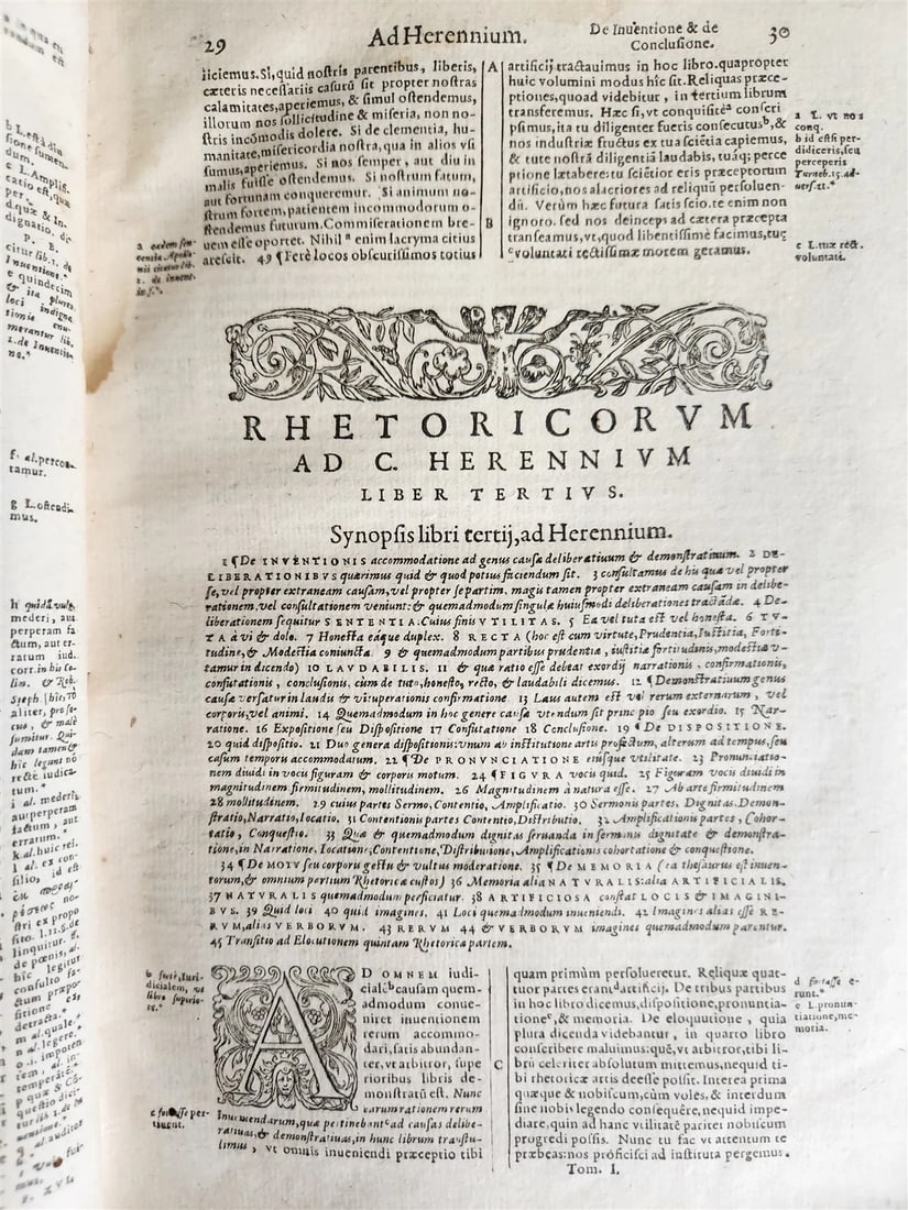 1588 CICERO antique 16th century Opera Omnia praeter hactenus vulgatam - 6