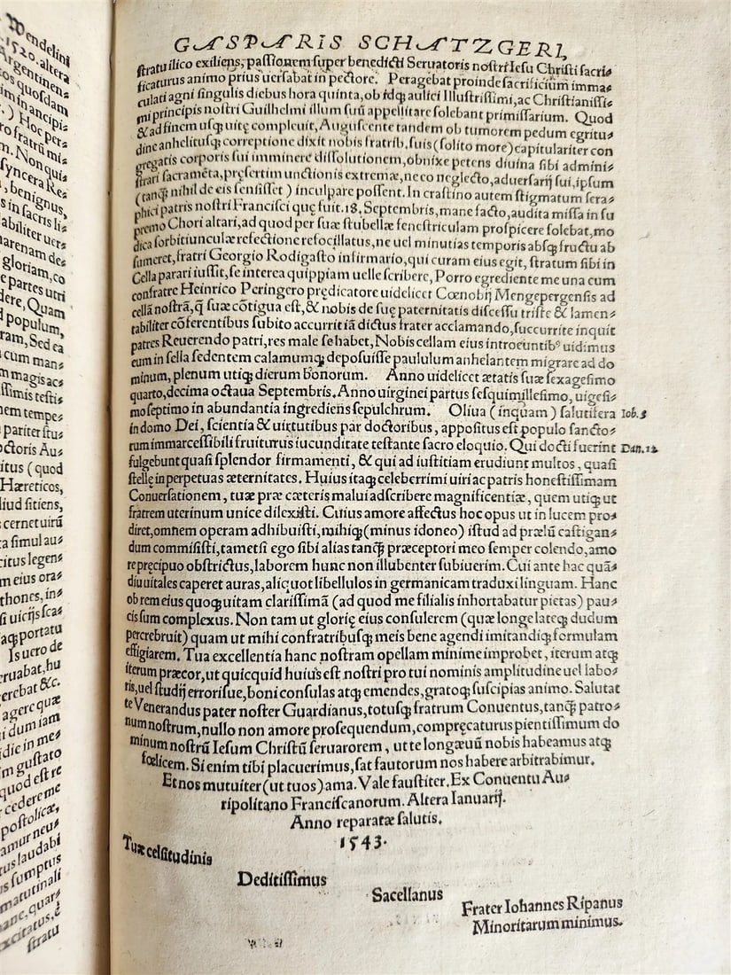 1543 OPERA OMNIA by K. Schatzger antique PIGSKIN FOLIO signed by Bavarian Dukes - 18