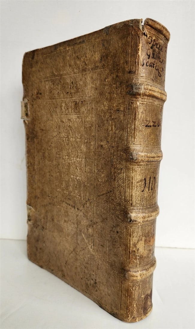 1543 OPERA OMNIA by K. Schatzger antique PIGSKIN FOLIO signed by Bavarian Dukes - 4