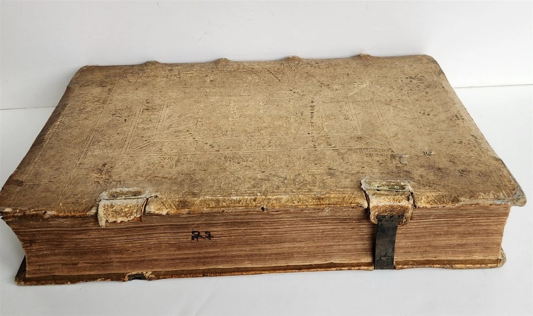 1543 OPERA OMNIA by K. Schatzger antique PIGSKIN FOLIO signed by Bavarian Dukes - 5