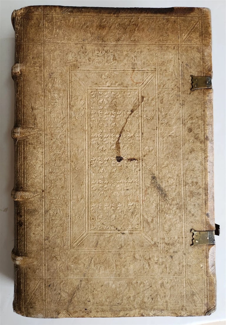 1543 OPERA OMNIA by K. Schatzger antique PIGSKIN FOLIO signed by Bavarian Dukes - 6