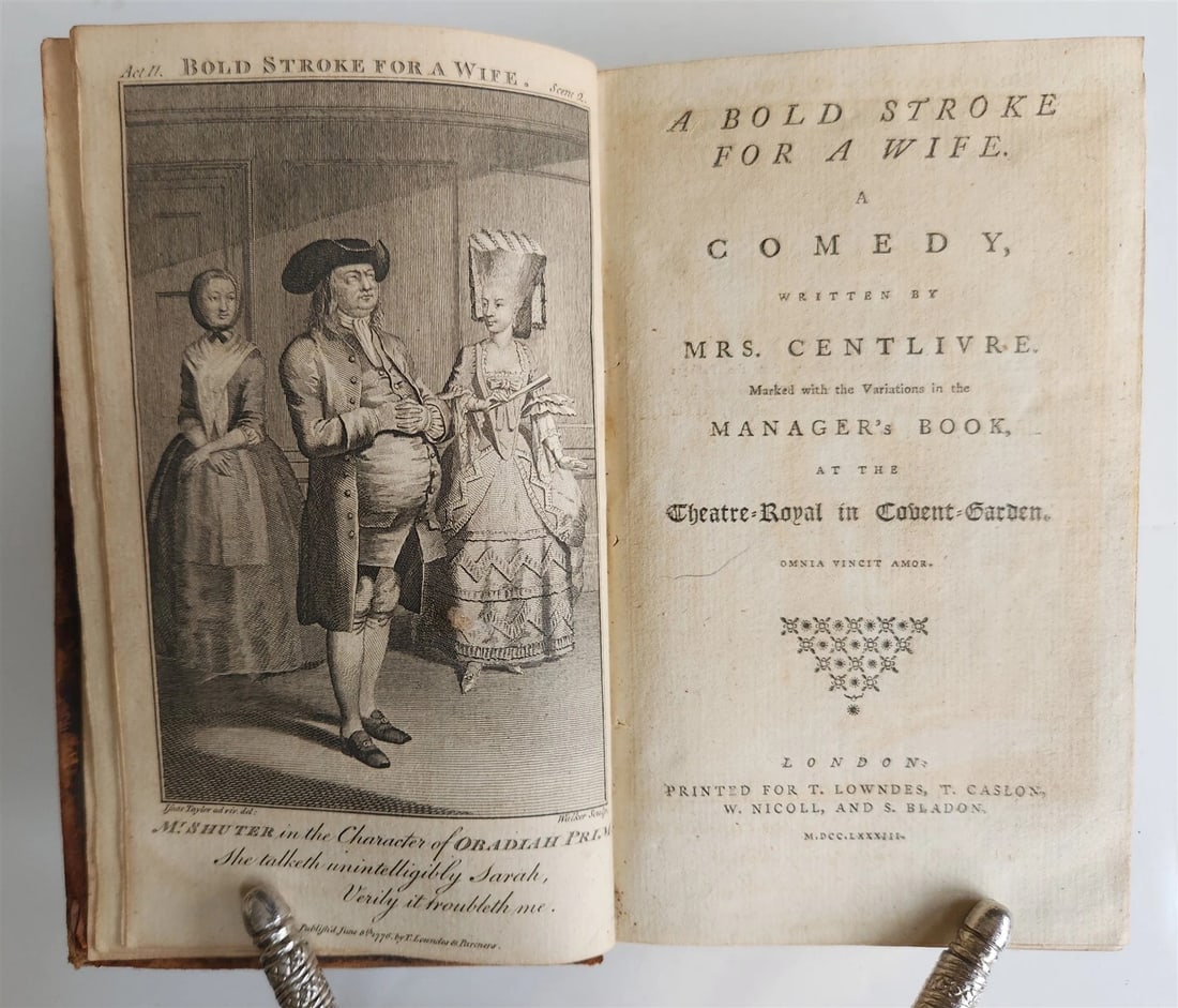 1780s BRITISH THEATRE PLAYS COMEDIES antique in ENGLISH illustrated THEATER (1 of 11)