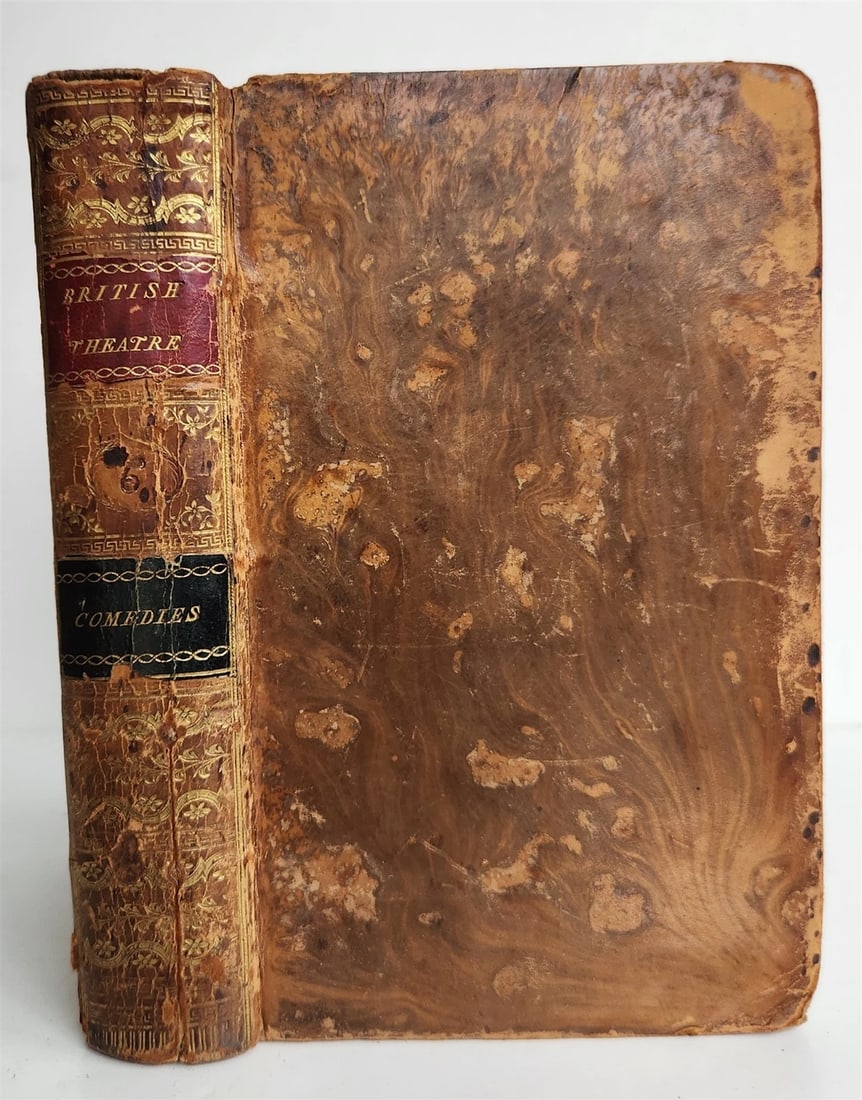 1780s BRITISH THEATRE PLAYS COMEDIES antique in ENGLISH illustrated THEATER - 6