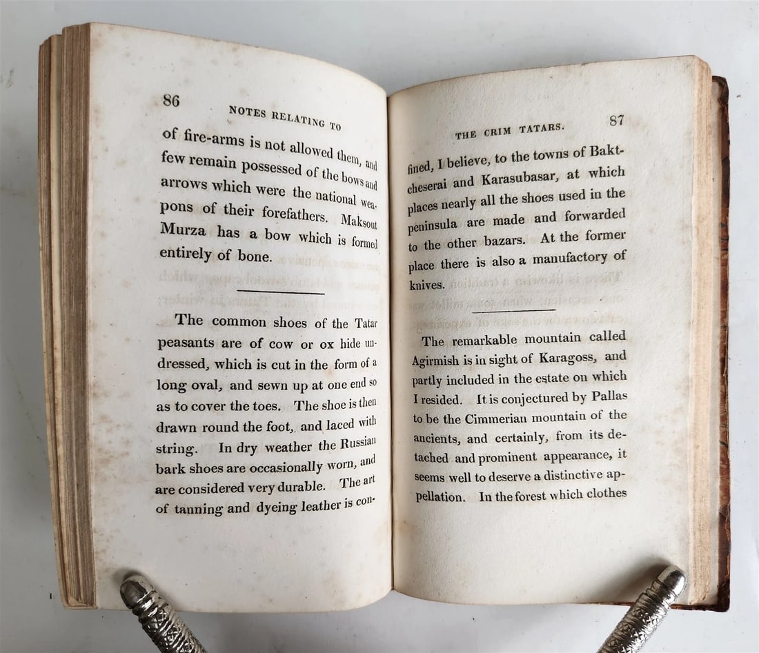 1821 CRIMEA TARTARS antique illustrated Notes of Crim Tartars Manners & Customs - 12