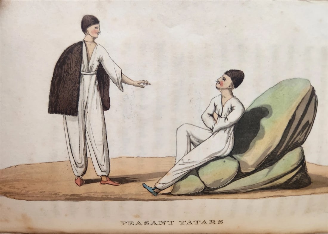 1821 CRIMEA TARTARS antique illustrated Notes of Crim Tartars Manners & Customs - 2