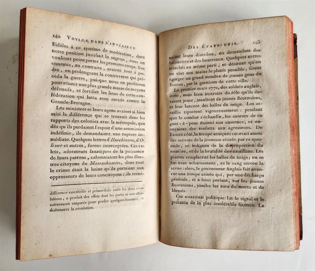 1793 TRAVEL to AMERICA antique Voyage dans lâ€™Interieur des Etats-Unis in FRENCH - 7