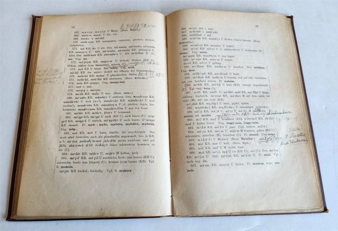 1923 Finno-Ugric Languages treatise antique - 6