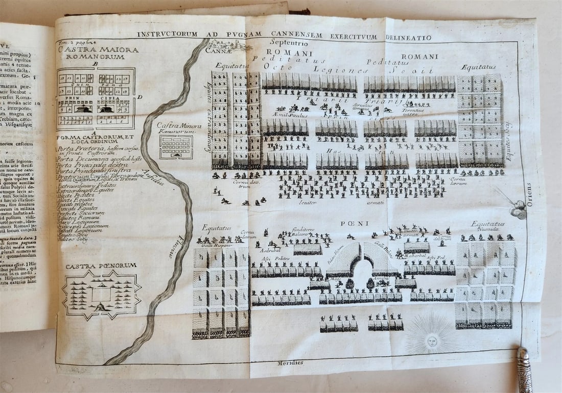 1714 ROMAN HISTORY by LIVY in LATIN antique 5 VOLUMES illustrated w/ map - 17