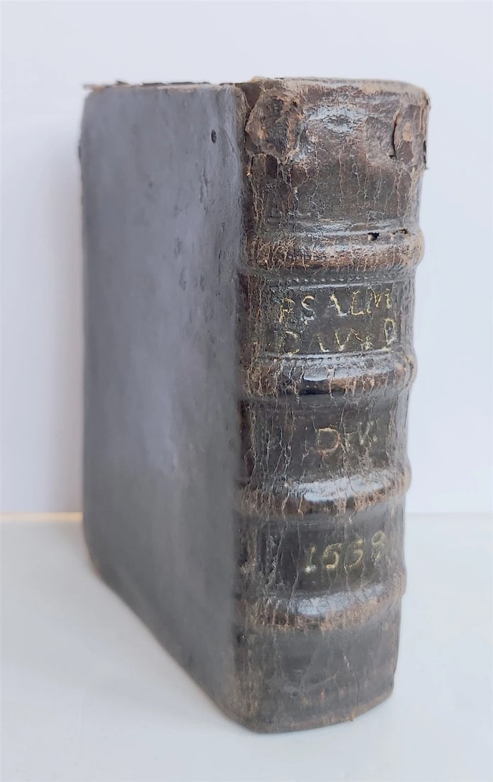 1559 PSALTER in GREEK & LATIN antique 16th CENTURY rare PSALTERIUM DAVIDICUM - 2