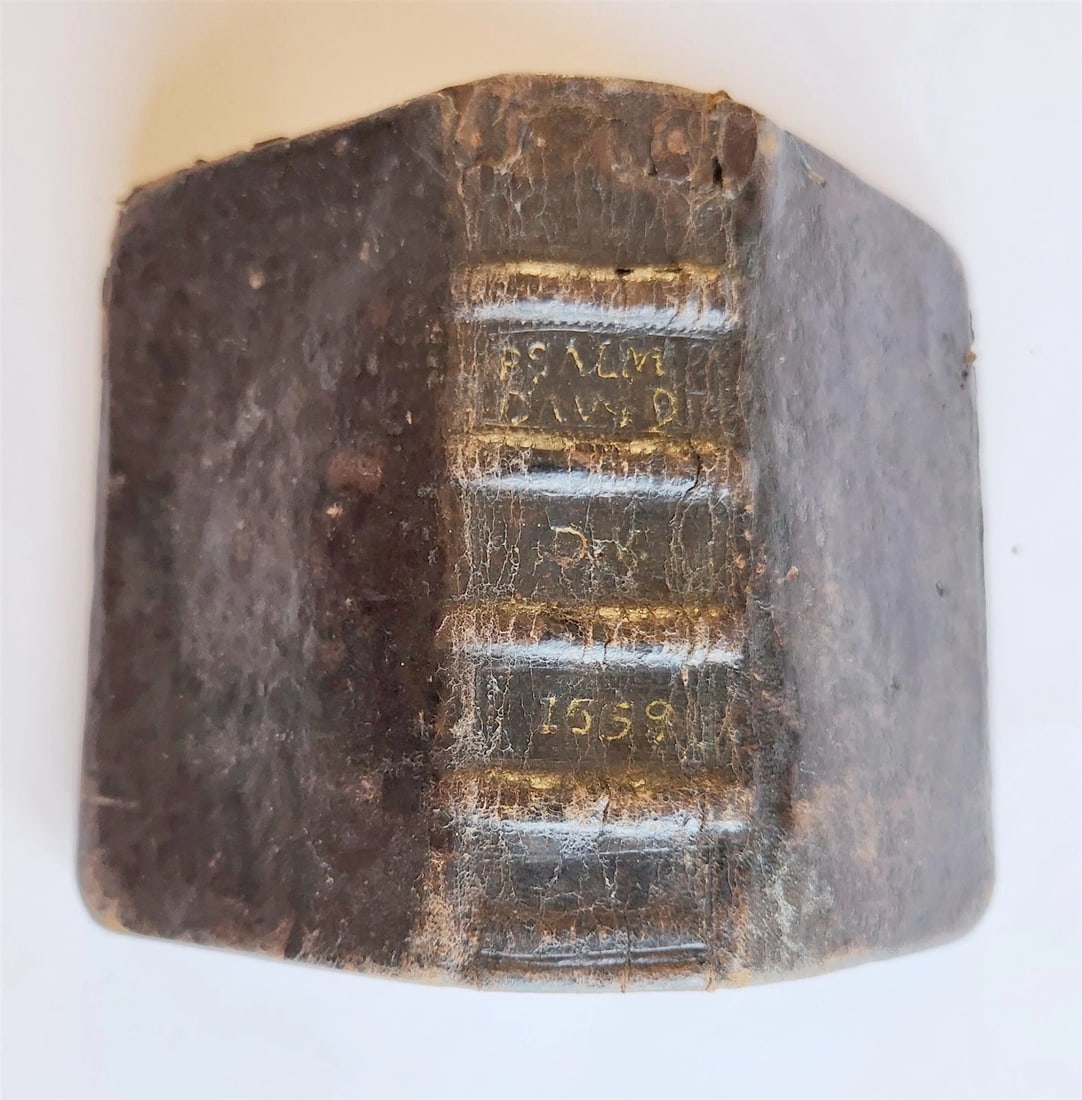 1559 PSALTER in GREEK & LATIN antique 16th CENTURY rare PSALTERIUM DAVIDICUM - 3
