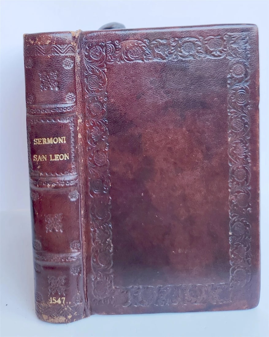 1547 SERMONS in ITALIAN antique 16th CENTURY - 2