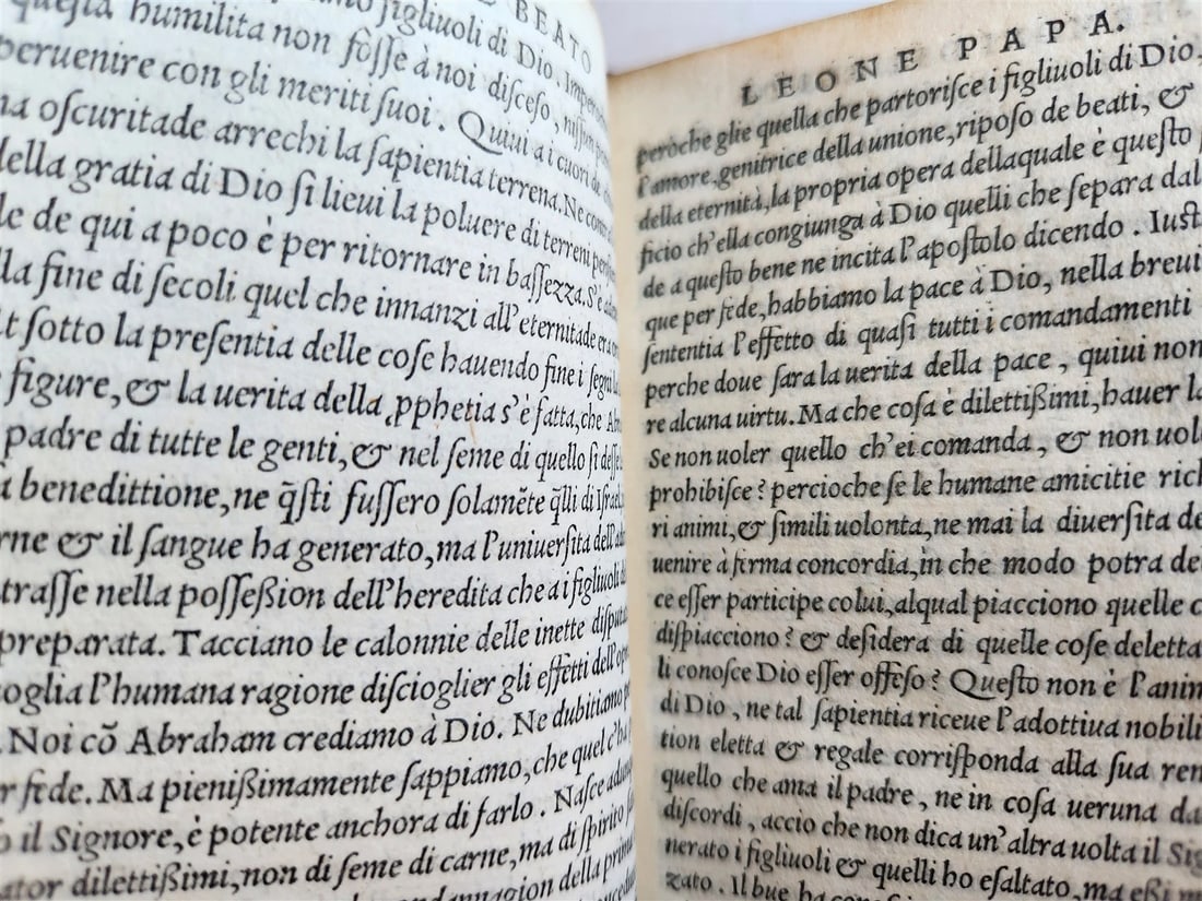 1547 SERMONS in ITALIAN antique 16th CENTURY - 9