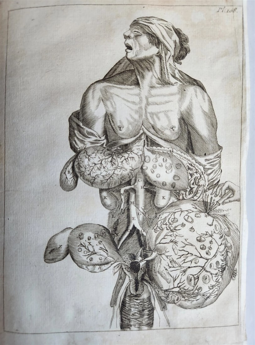 1759 MEDICAL TREATISE ILLUSTRATED ANATOMY by Francois PLANQUE antique V. 5 - 3