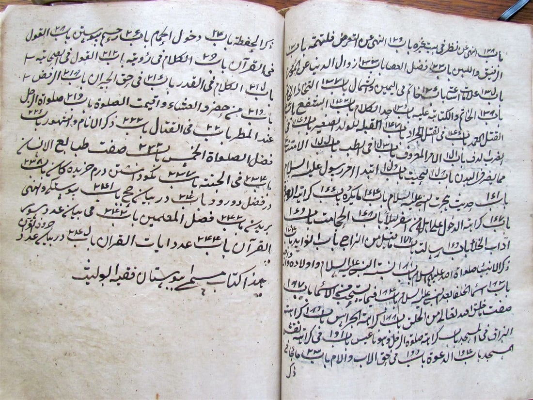 1879 ISLAMIC LAW MANUSCRIPT BOOK antique SHARIA HAND WRITTEN - 13