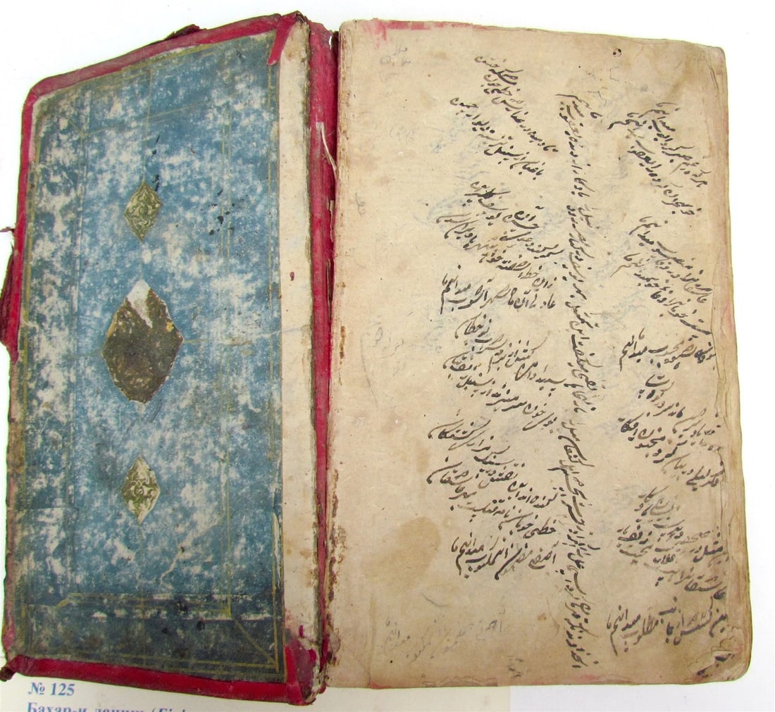 1800 MANUSCRIPT BOOK antique Bahar-i Danish Spring of Knowledge in FARSI - 11