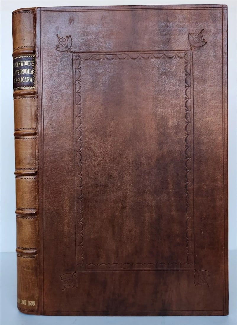 1699 ASTRONOMIA ANGLICANA in ENGLISH by N. Greenwood antique ILLUSTRATED scarce - 2