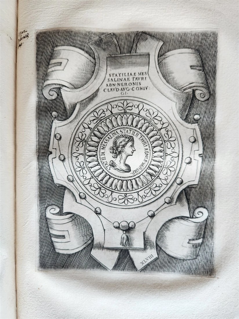 1600 ILLUSTRATED ROMAN EMPRESSES PORTRAITS antique 55 COPPER PLATES - 20