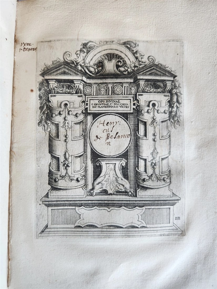 1600 ILLUSTRATED ROMAN EMPRESSES PORTRAITS antique 55 COPPER PLATES - 9