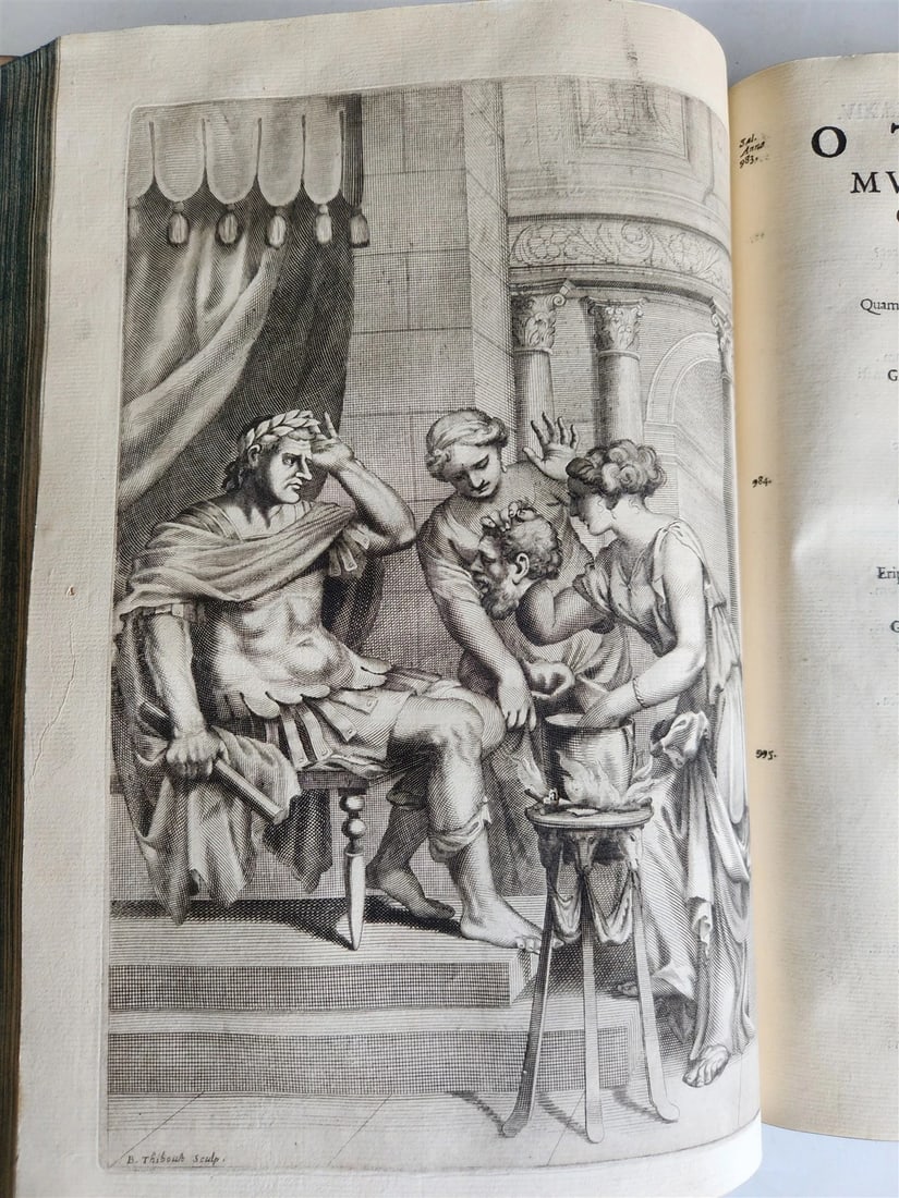 1673 SAXONY & BAVARIA HISTORY ILLUSTRATED FOLIO antique PIGSKIN BINDING - 12