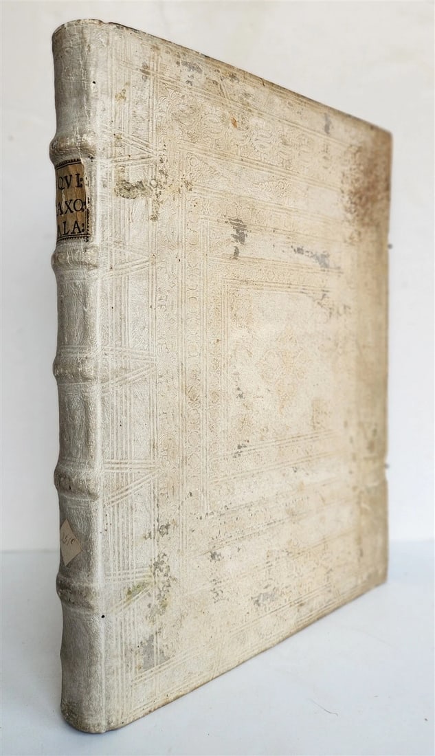 1673 SAXONY & BAVARIA HISTORY ILLUSTRATED FOLIO antique PIGSKIN BINDING - 2
