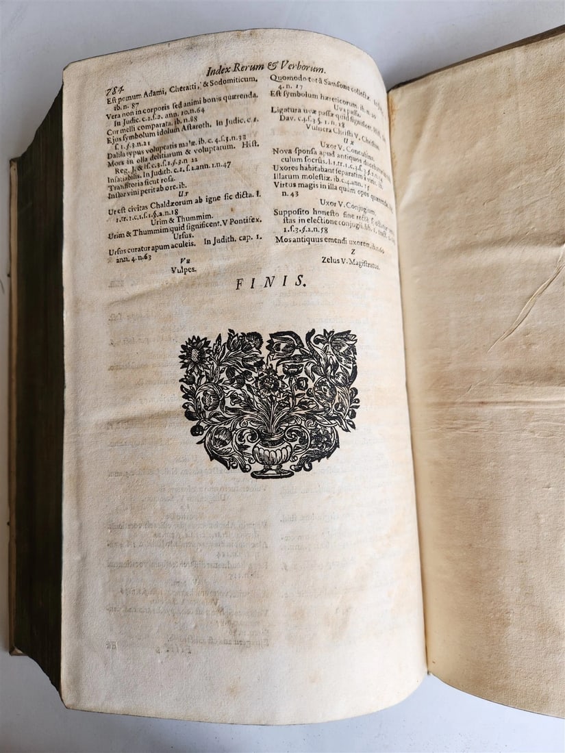 1700 SACRA de GENTIS HEBRAICAE GESTIS antique HAND TOOLED PIGSKIN BOUND FOLIO - 7