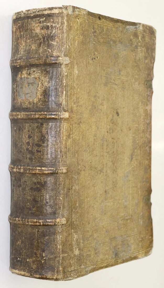 1558 MARTIN LUTHER WORKS PIGSKIN BOUND FOLIO in GERMAN antique (1 of 15)