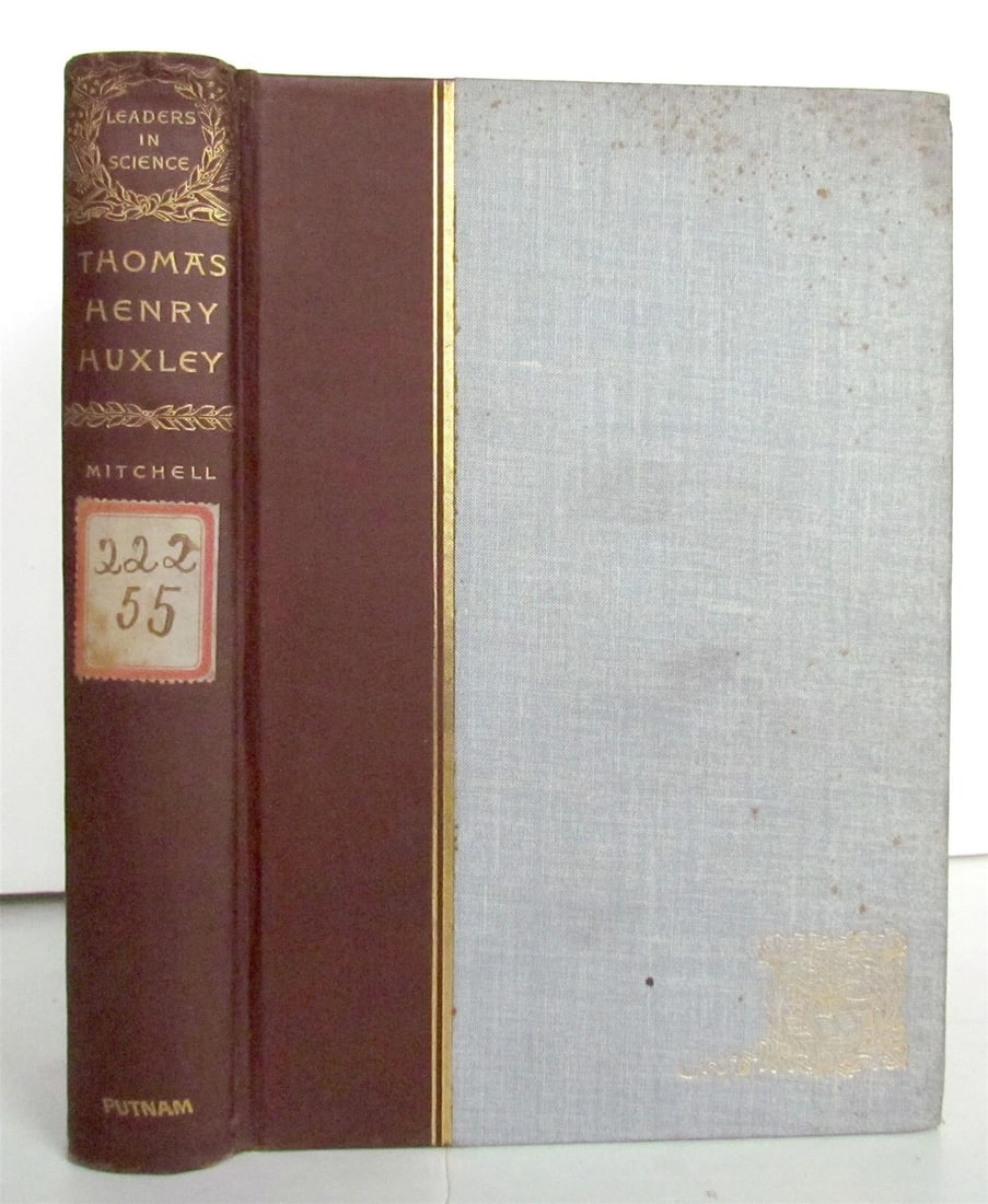 1900 THOMAS HENRY HUXLEY SKETCH OF HIS LIFE & WORK P. CHALMERS MITCHELL antique (1 of 4)