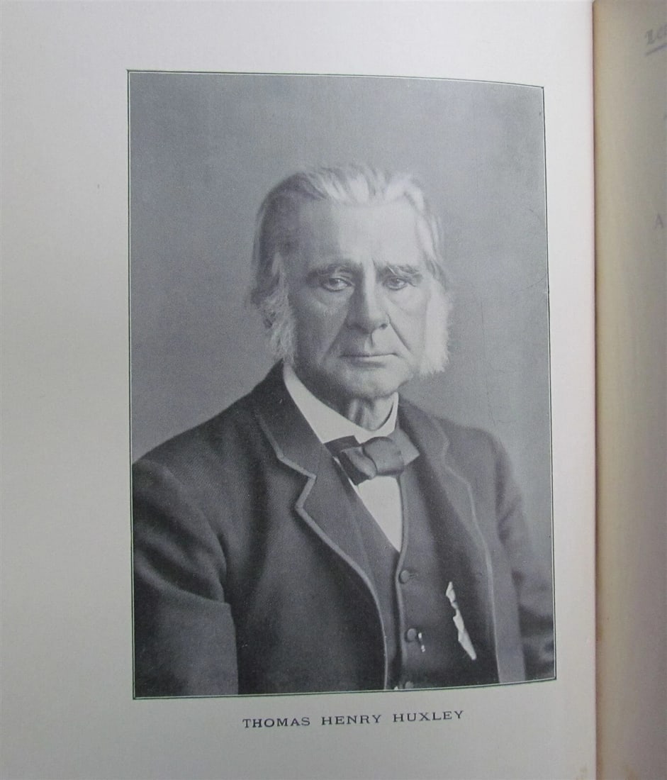 1900 THOMAS HENRY HUXLEY SKETCH OF HIS LIFE & WORK P. CHALMERS MITCHELL antique - 3