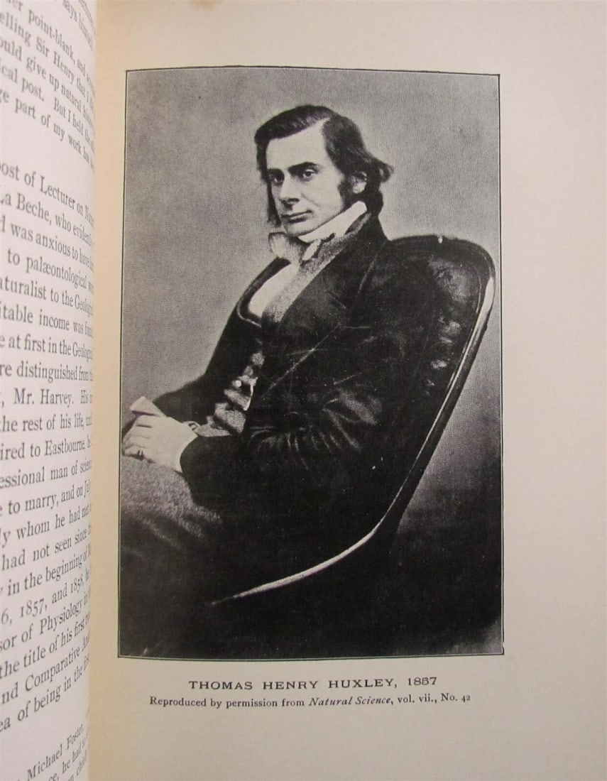 1900 THOMAS HENRY HUXLEY SKETCH OF HIS LIFE & WORK P. CHALMERS MITCHELL antique - 4