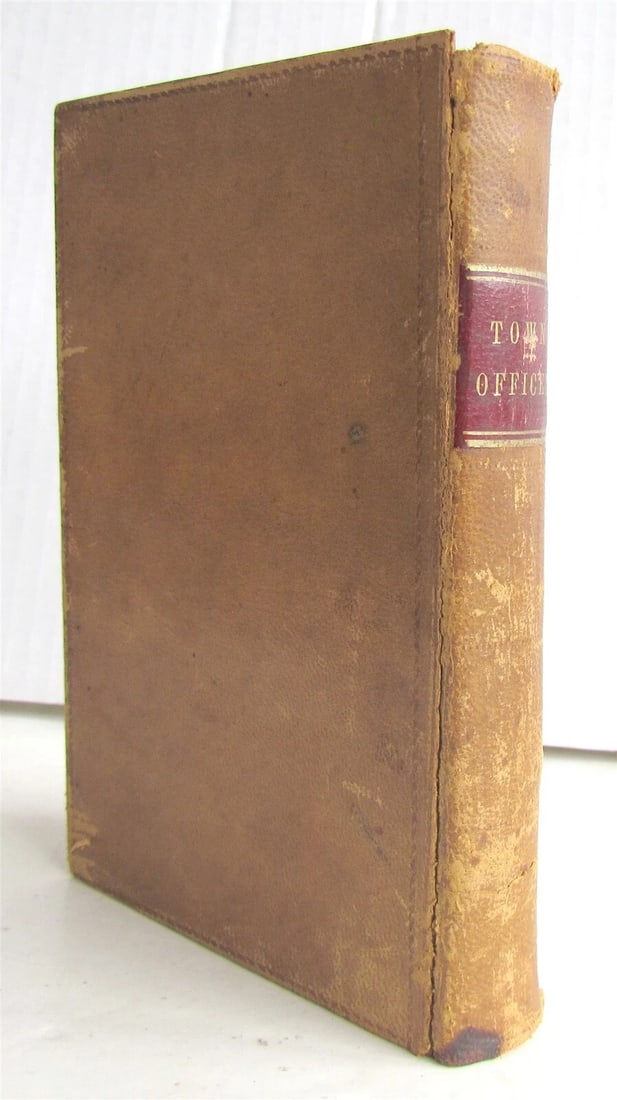 1847 GUIDE TO OFFICERS of TOWNS by CHARLES FOX antique NEW HAMPSHIRE AMERICANA - 2
