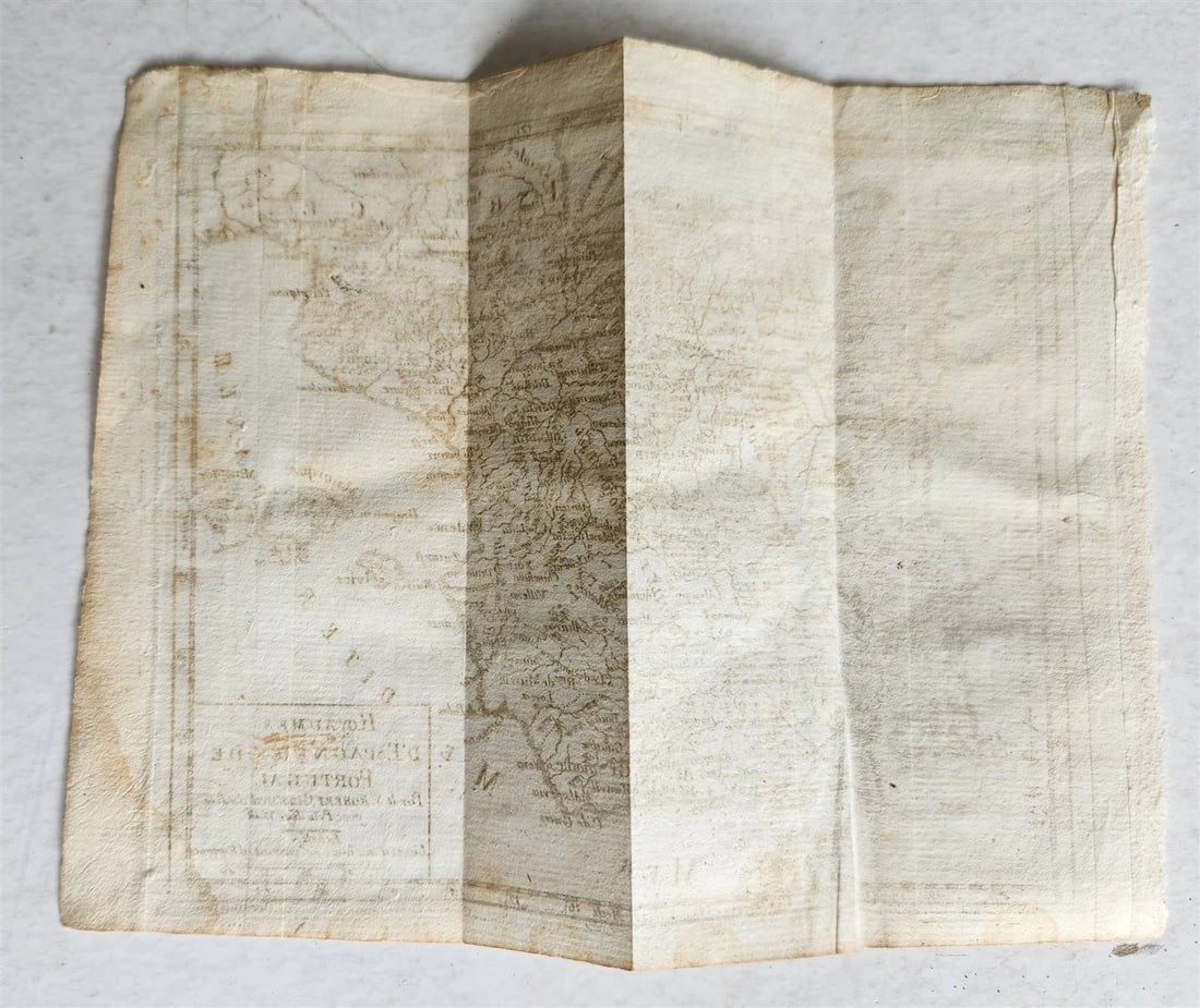 1748 SMALL MAP of PORTUGAL Antique - 3