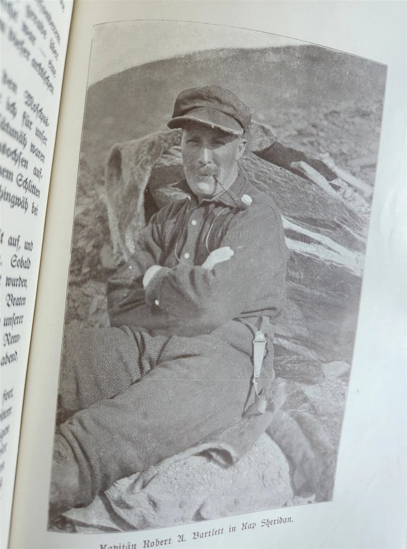 1910 DISCOVERY of NORTH POLE by ROBERT PEARY in GERMAN antique ILLUSTRATED - 20