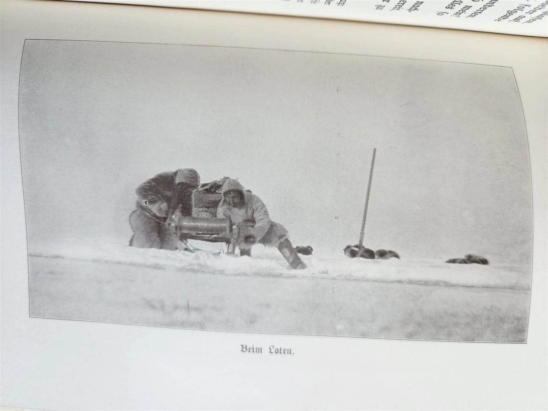 1910 DISCOVERY of NORTH POLE by ROBERT PEARY in GERMAN antique ILLUSTRATED - 5