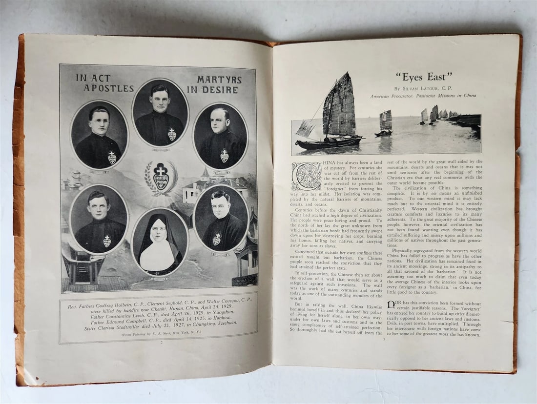 1925 EYES EAST INTERESTING FACTS ABOUT CHINA antique ILLUSTRATED printed in USA - 18