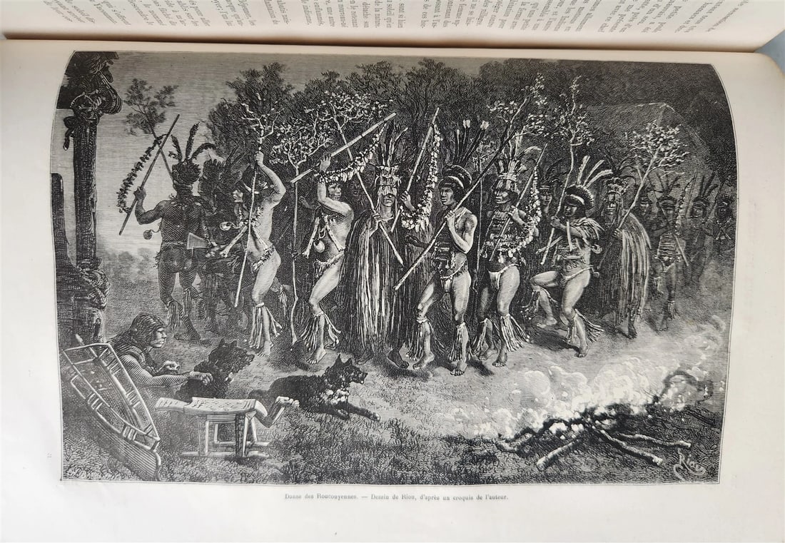 1879 HISTORY VOYAGES ILLUSTRATED antique UZBEKISTAN S.AMERICA MOROCCO NEW GUINEA - 19