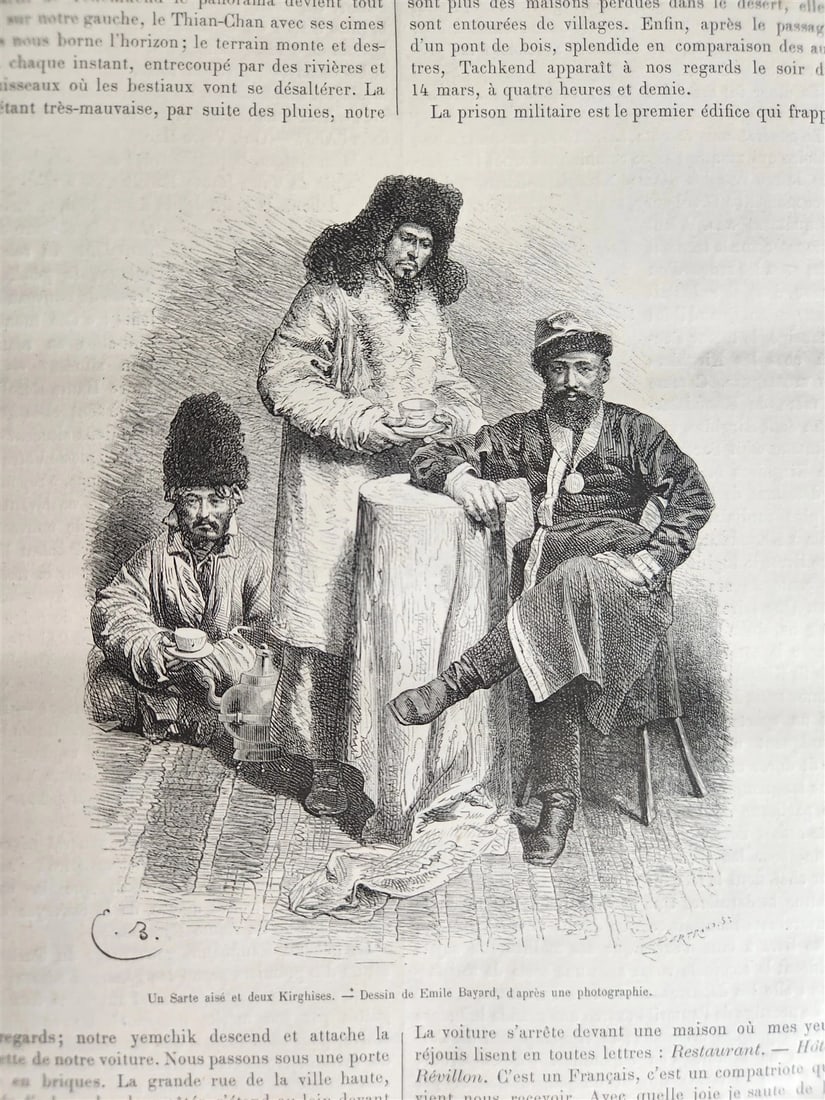1879 HISTORY VOYAGES ILLUSTRATED antique UZBEKISTAN S.AMERICA MOROCCO NEW GUINEA: Title: 1879 HISTORY VOYAGES ILLUSTRATED antique UZBEKISTAN S.AMERICA MOROCCO NEW GUINEA Description: LE TOUR DE MONDE Nouveau Journal des Voyages. Publie sous la direction de E.Charton. [Published und