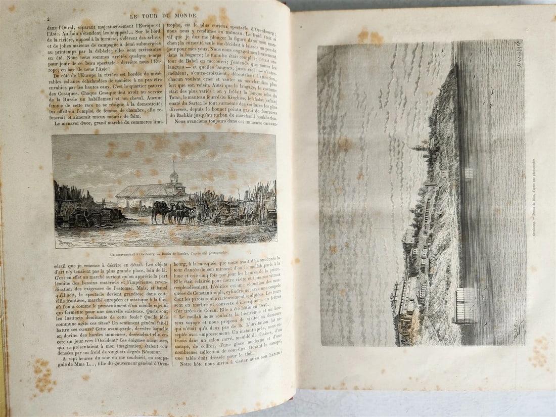 1879 HISTORY VOYAGES ILLUSTRATED antique UZBEKISTAN S.AMERICA MOROCCO NEW GUINEA - 5
