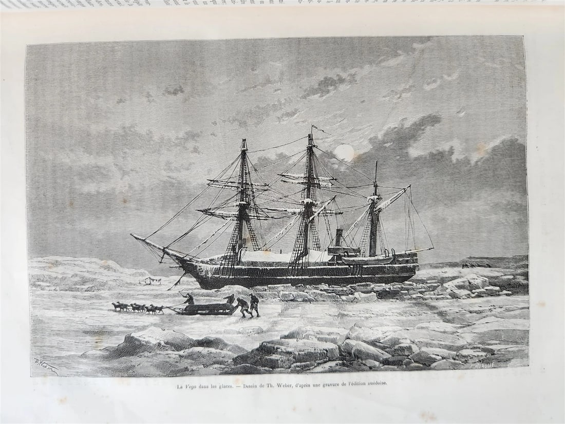 1882 HISTORY of VOYAGES ILLUSTRATED antique CAUCASUS VENEZUELA SYRIA BELGIUM - 13
