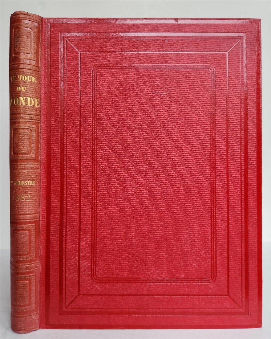 1882 HISTORY of VOYAGES ILLUSTRATED antique CAUCASUS VENEZUELA SYRIA BELGIUM - 2