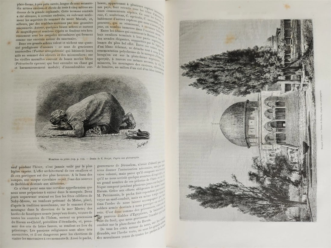 1881 HISTORY of VOYAGES ILLUSTRATED antique AFRICA USA MEXICO SYRIA GREECE - 14